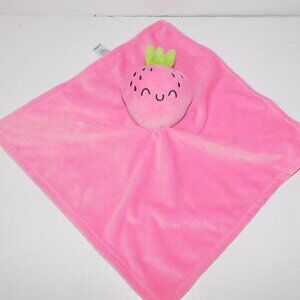 George Walmart Strawberry Security blanket Pink plush Baby Lovey nunu Soother